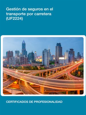 cover image of UF2224--Gestión de seguros en el transporte por carretera